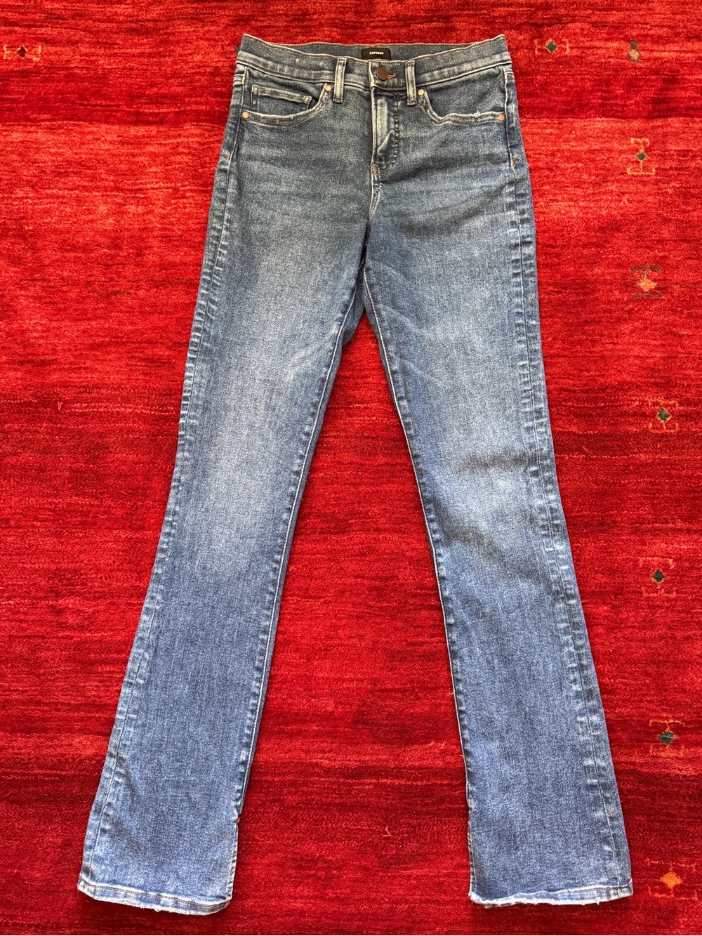 Express Mid-rise Skyscraper Jeans - LONG